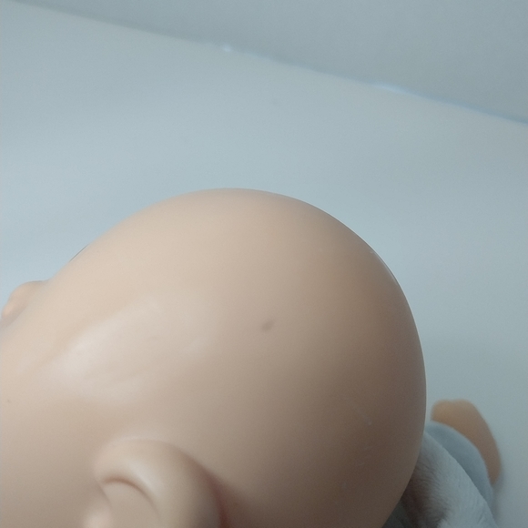 Cabbage Patch Baby Doll White Tie Dye Bunny Bald - Picture 5 of 8